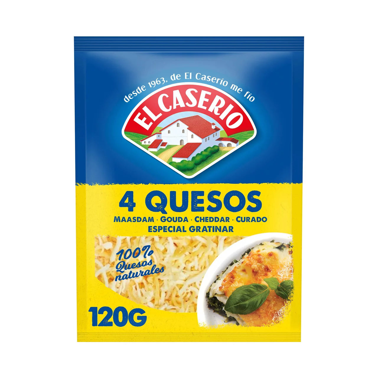 Queso rallado 4 quesos