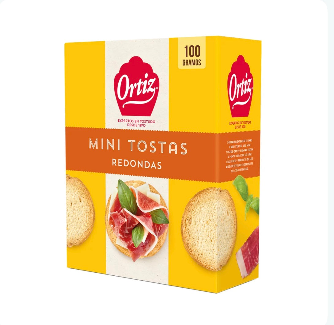 Mini tostadas redondas