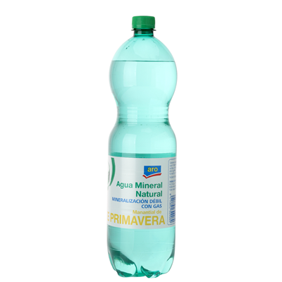 Aro water WITH gas 1.5L Pack 6