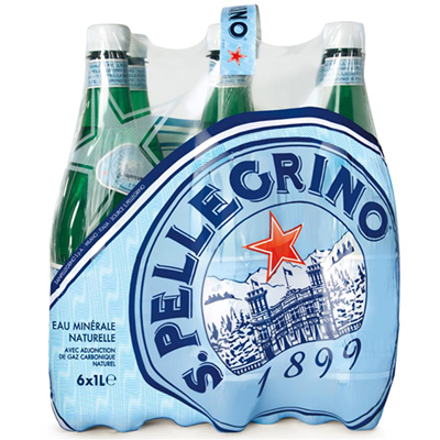 Agua CON  gas s. Pellegrino Pack 6